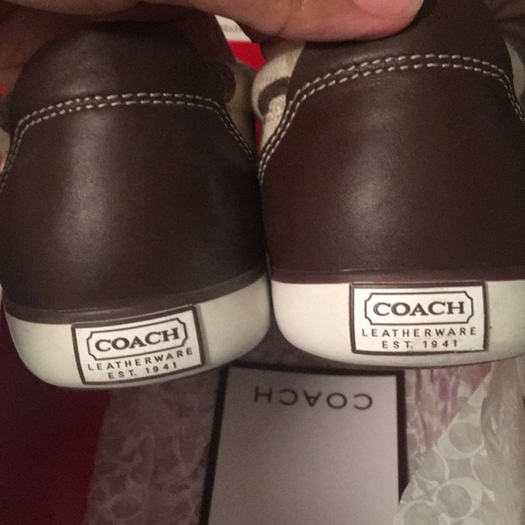 Coach chocolate multi sneakers - Picture 3 of 5